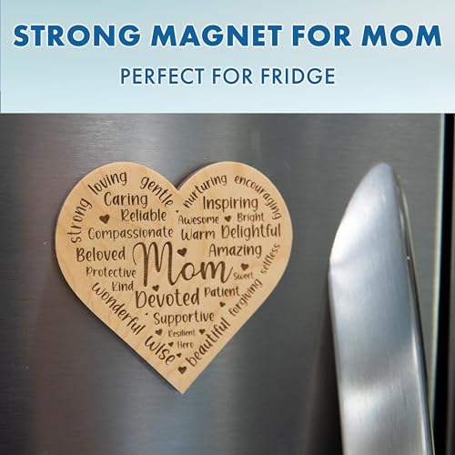 Livin-Harmony-Wooden-Mom-Magnet-Birthday-Gifts-for-Mom-Mothers-Day-Gifts-Mom-Gifts-Gift-for-Mom-Birthday-Valentines-Gift-for-Mom-Mother-Birthday-Gifts-Mothers-Day-Gifts-Happy-Birthday-Mom