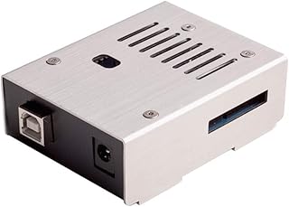 KKSB Arduino UNO Rev3 Case - Stainless Steel Cover with Black Steel Base