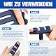 SPOKKI 4 Fingerschiene, Fingerglätter Finger Schiene Stabilisator Verstellbare Fingerstütze, Mittelfinger Kleiner Finger Stabilisator Fingerbandage für Gebrochene Verstauchte Arthritis oder Tendinitis