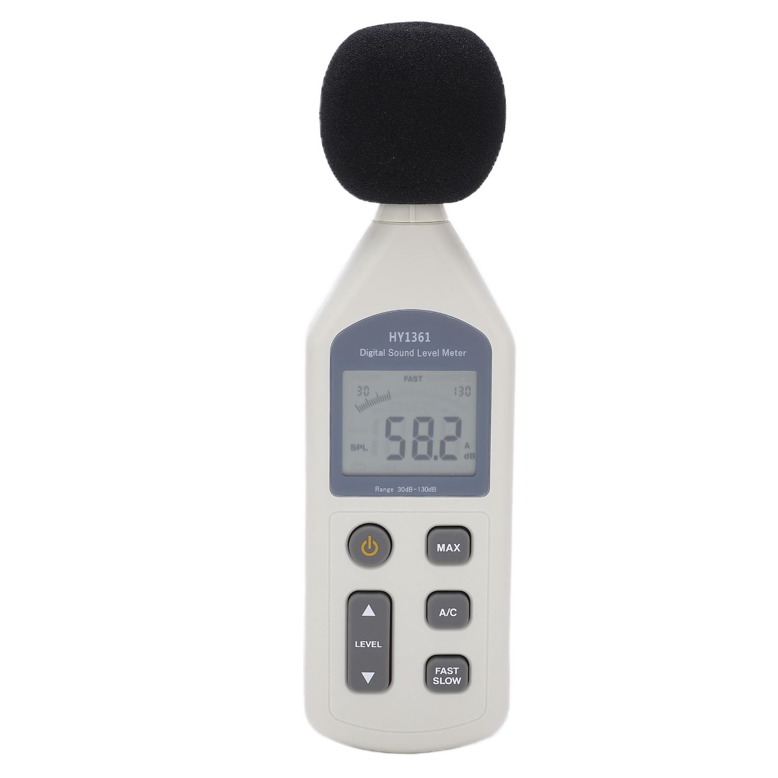 HY 1361 Miernik Poziomu Dźwięku Miernik Hałasu ABS 30 do 130dBA 35 do 130dBC LCD Wyjście USB A C Ważenie Szybka, Powolna Reakcja Użytku Domowego w Biurze Szkolnym