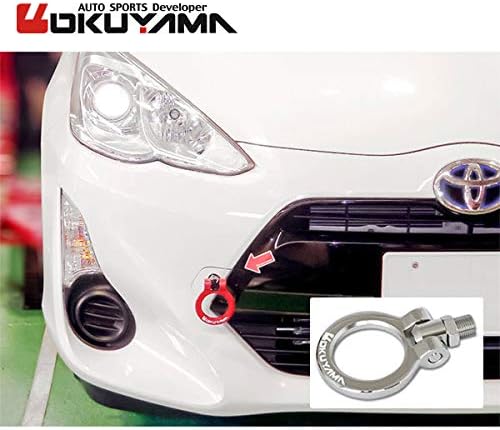 OKUYAMA フリップアップトーイングフック のパーツレビュー | アクセラスポーツ（ハッチバック）(株式会社オクヤマ) | みんカラ OKUYAMA  オクヤマ フリップアップトーイングフック レッド リア フィアット500 31212 / 31214 OKUYAMA オクヤマ フリップアップトーイングフック シルバー フロント アクア NHP10