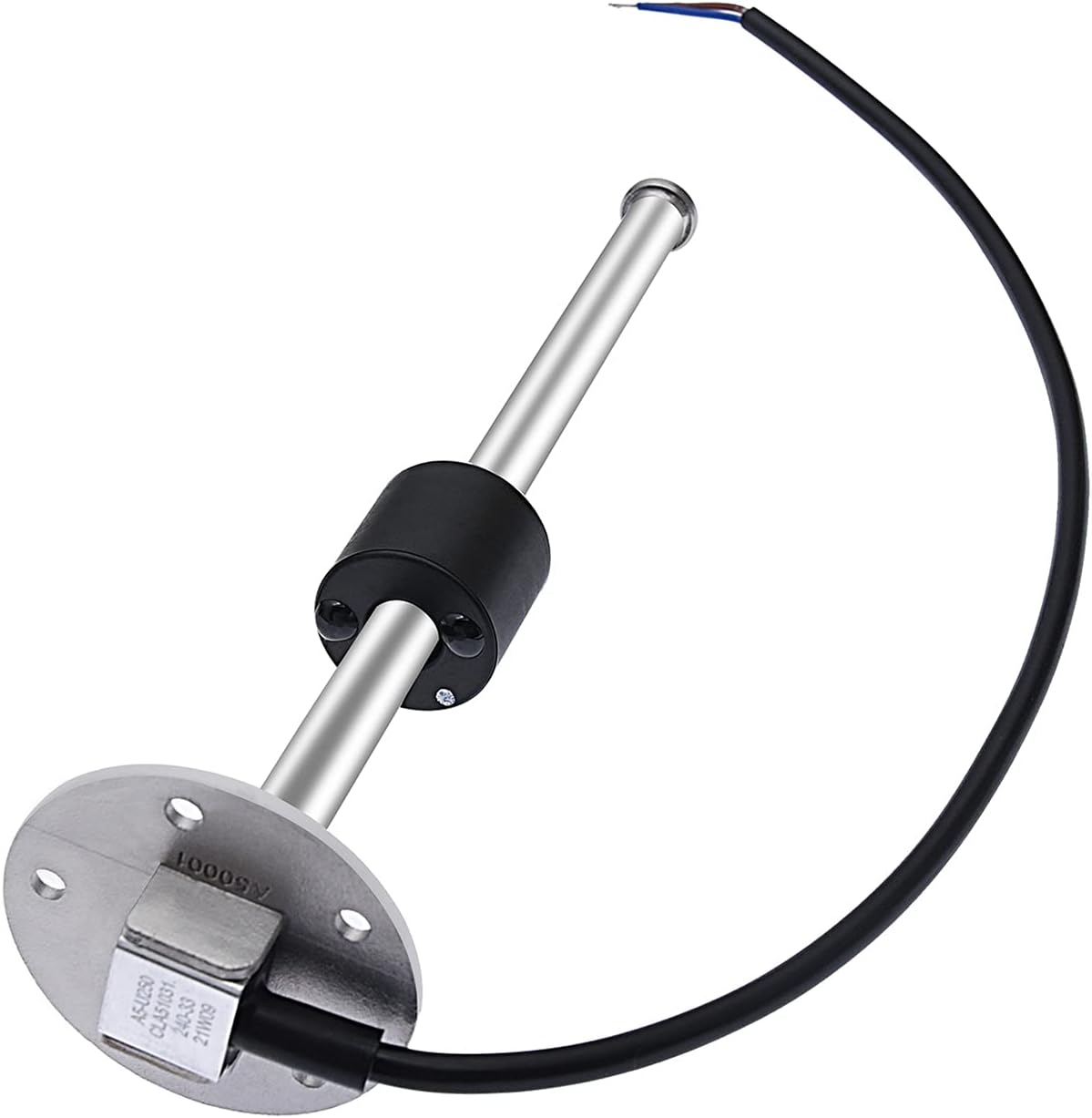 KAOLALI Fuel Gas Sender Stainless Steel Fuel Sending Unit Marine Boat Water Level Gauge Sensor 5 Hole fit Fuel &Water Gauge 0~190ohm 240~33ohm (0-190ohm, 14"(350mm))