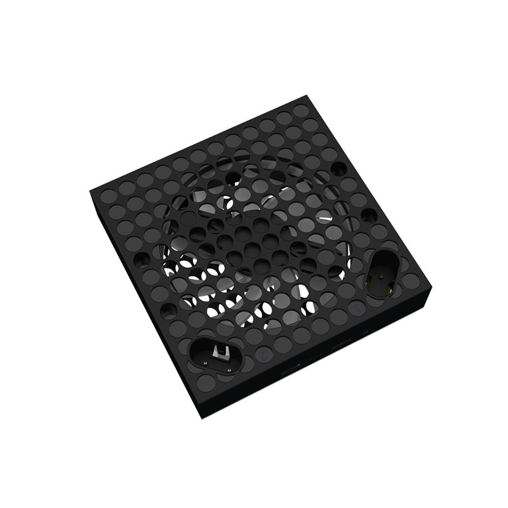 Dobe TYX-3606 - Ventola di raffreddamento compatibile con Xbox Series X/S con schermo LED, sistema di raffreddamento a velocità regolabile, ventola superiore a basso rumore con ventola indipendente e