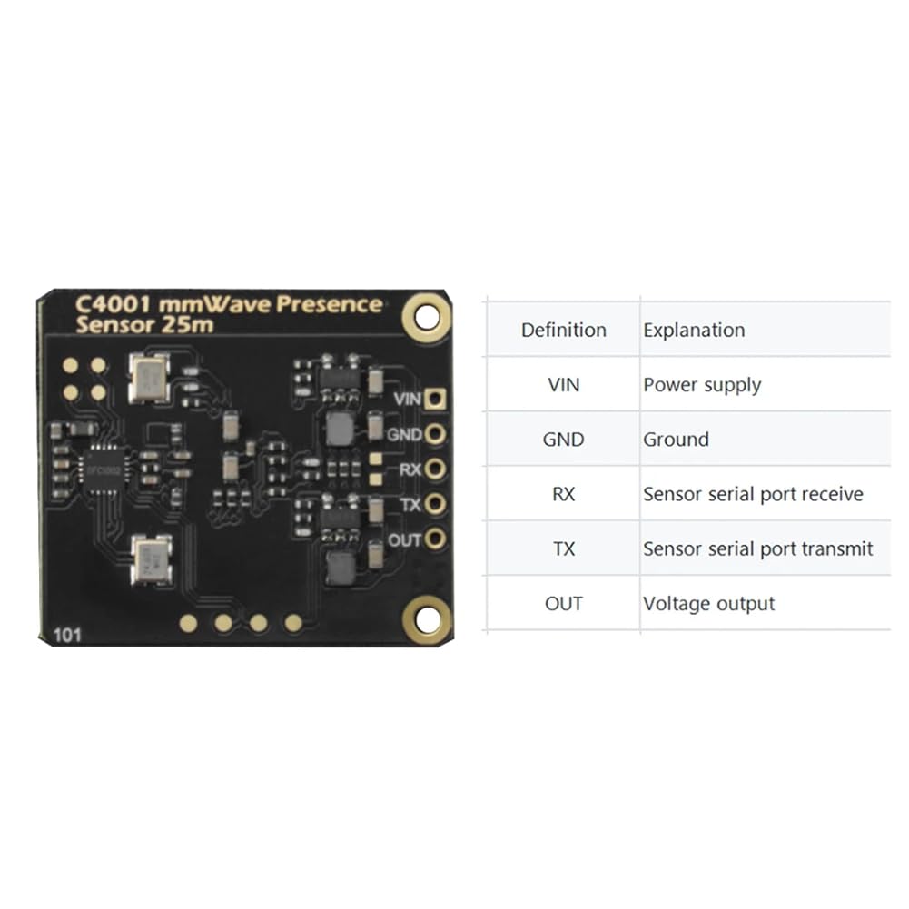 Sensore MmWave C4001 24GHz per il monitoraggio in tempo reale del sensore di rilevamento della velocità