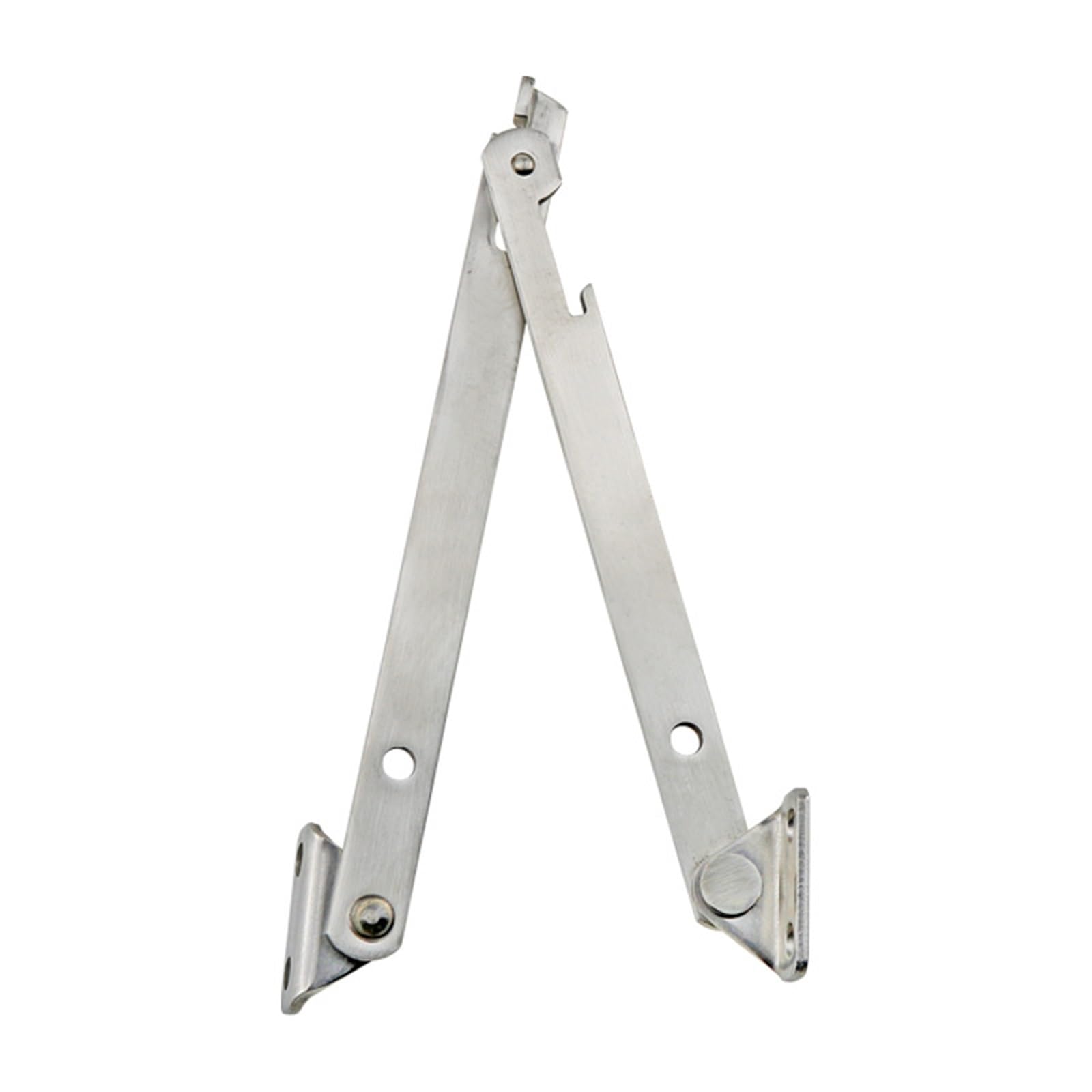 FQJYXWEWL Extended Folding Hinge with Limiting Device for Door Limitation and Support Rod in Electrical Enclosure Cabinets 1Pcs(Brushed-L)