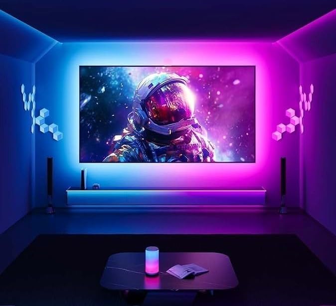 MITSUKO AmbiMotion 2.1 TV LED Backlight Kit with HDMI 2.1 Sync Box Supports 4k120hz +HDR, VRR+ALLM Immersive RGBIC Backlight for Upto 120 inch TVs TV Lights for Games Music Movies (Upto 65 Inch) (B0D3BTXP6M) Amazon Price History, Amazon Price Tracker