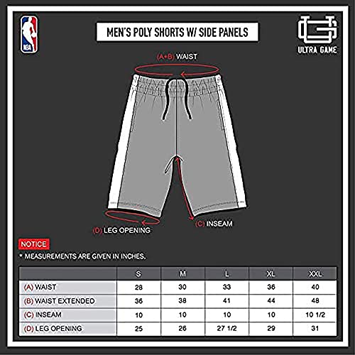 Ultra Game NBA Herren Knit Active Basketball Shorts