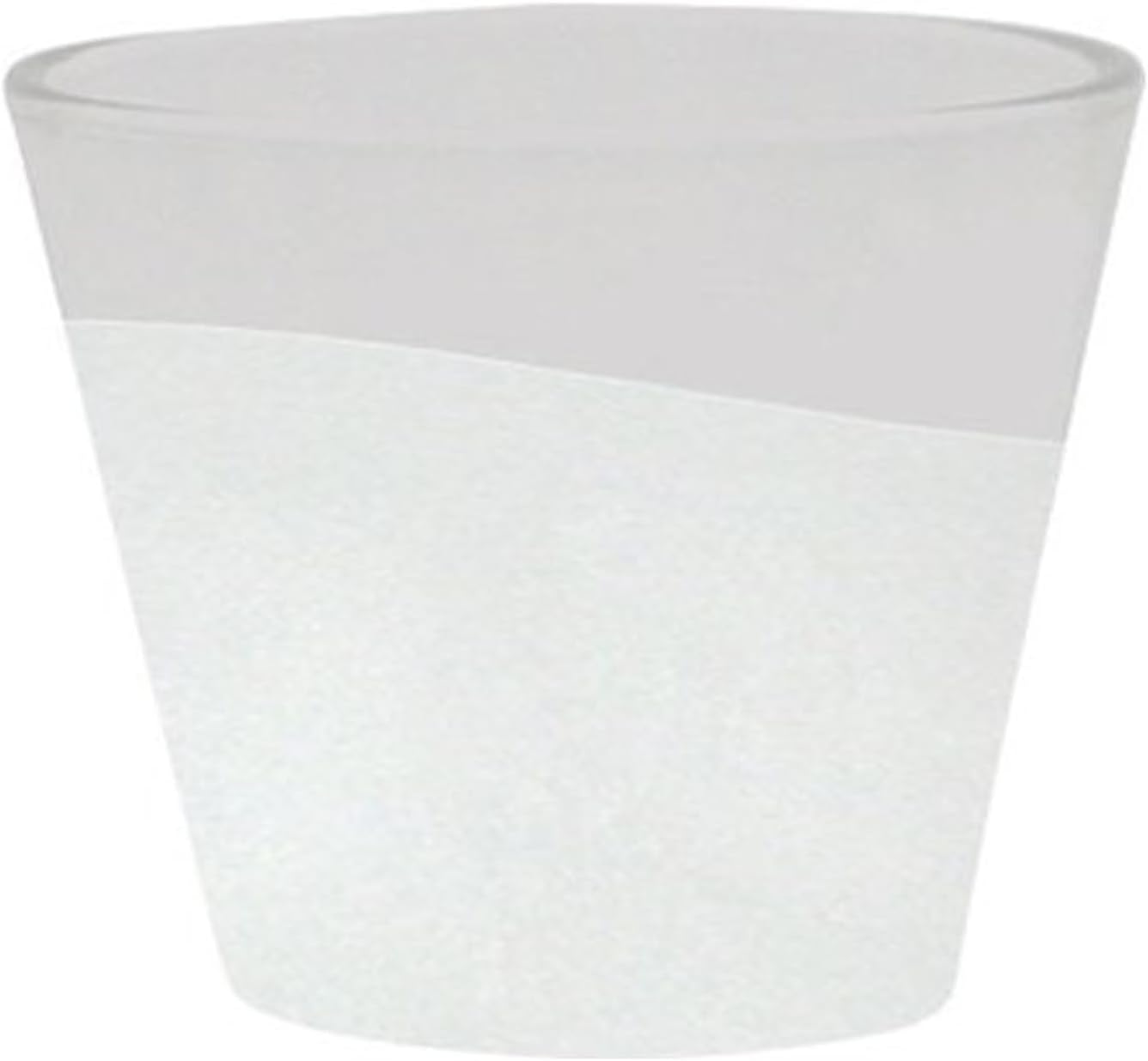 Yankee Candle "Serene Sandblast Votive Holder, Glass, Grey