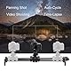 GVM 80 cm Slider Kamera, motorisiert, Track Dolly Slider, Slider Kamera, Schienensystem mit motorisiertem Beschleuniger und Videoaufnahmen, Follow Focus Shot, Panoramaaufnahme von 120 ° – 80 cm