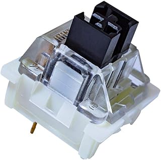 OUTEMU Keyboard Switches 3-Pin Keyswitch for RGB Mechanical Gaming Keyboard (20 PCS)-Black