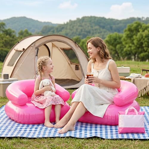 Fauteuil gonflable imperméable matelas air camping piscine mer solide - 5