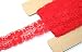 JLIKA Stretch Lace Elastic - 12 Yards - 1 Inch Wide - Trim Lace for Headbands Weddings (Red)