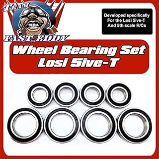 FastEddy Bearings Losi 5ive-T Wheel Bearing Set