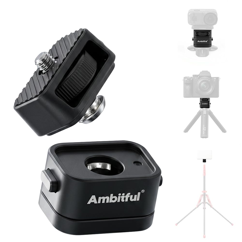 Amazon | Ambitful MC1 磁気クイックリリースマウントアダプター 1/4