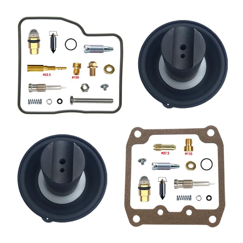 Kit carburateur VS750 Intruder complet avec gicleurs 100 110 et joints nitril