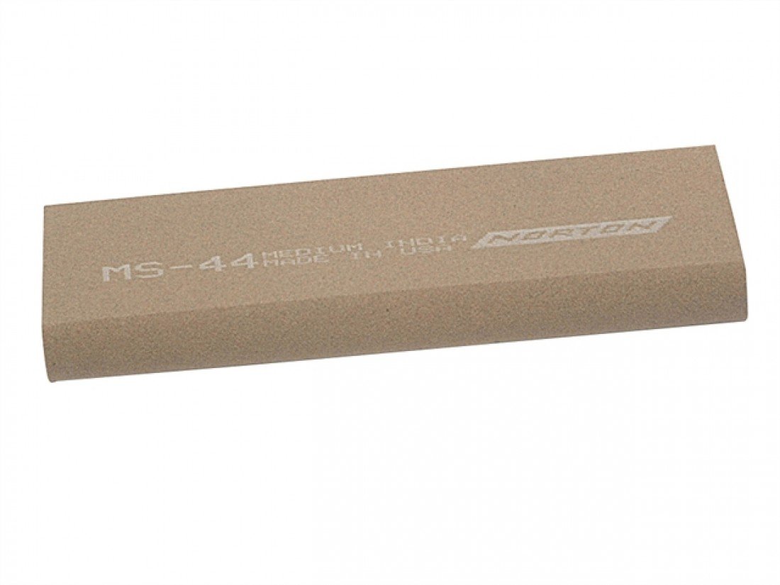 India MS44 Round Edge Slipstone 115mm x 45mm x 13mm x 5mm - Medium INDMS44