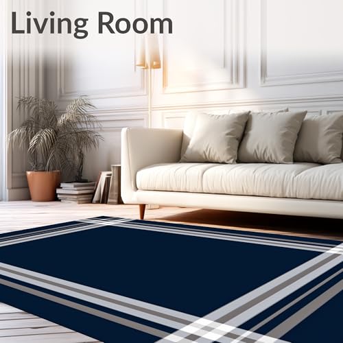 Tapete decorativo azul 8x10 ODika para área alta tránsito miniatura 2