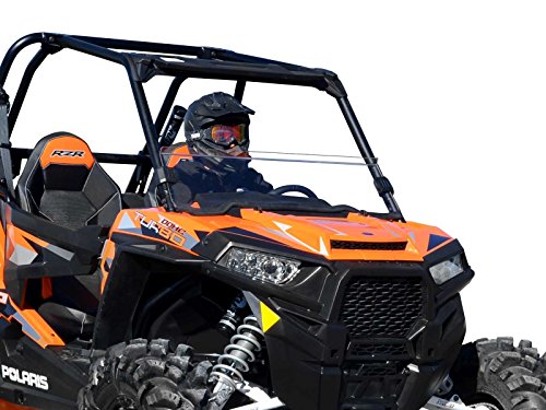 SuperATV 1/4" Clear Polycarbonate Half Windshield for 2014+