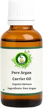 Argan Oil | Argania Spinosa | For Skin | Hair | Nails | Body | Face | Hydrating | Soap Candle Making | Mixing Essential Oils | 100% Pure Natural | Cold Pressed | 10ml | 0.338oz By R V Essential