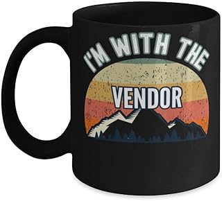 Vendor, I'm With The Vendor Coffee Mug 11oz, black
