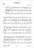 PARTITURA CLASICA - Au Crépuscule - Jerome NAULAIS - Oboe and Piano