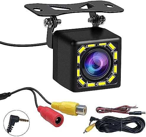 Carpuride 12V Rear Camera, 2.5mm Jack Compatible 701/901/101/706/707/708/103