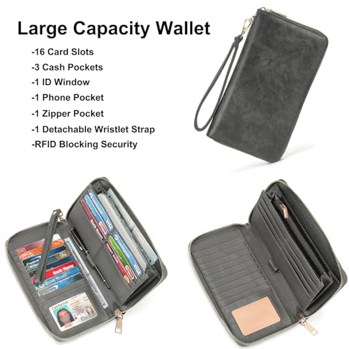 Image of Crossbody Bags for Women Large Hobo Purse Shoulder Handbag Wallet Set 2PCS | Soft PU Leather,Total 9 Pockets,Large Capacity,with a Spacious Functional Wallet,Detachable Shoulder Strap,Stylish Design