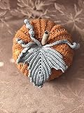 Znet3D Pumpkin - Handmade Crochet Fall Decoration Amigurumi Pumpkins (Pumpkin Spice)