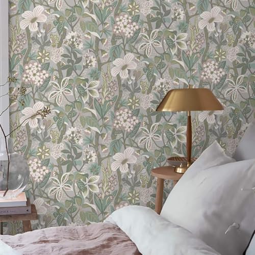 Image of Textured Vinyl Self Adhesive Wallpaper Peel and Stick Wallpaper for Wall Home Decor,Bedroom,Hotel,Wall for Living Room Drawing