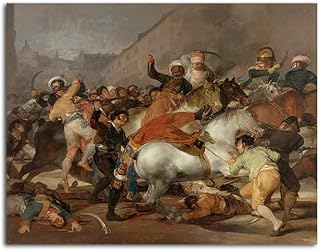 The Second of May 1808 GOYA FRANCISCO (Borderless) Painting Reprint (22 x 17 inch)