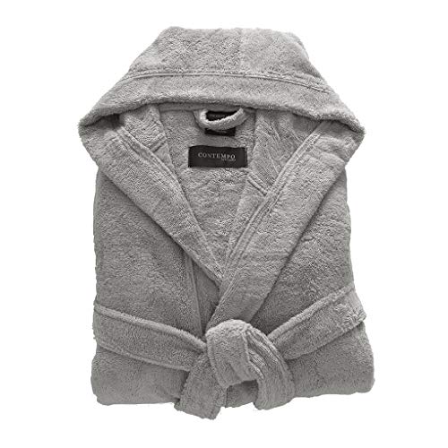 Babylon Collection Mens and Womens Hooded Bathrobe