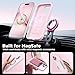 GolbinBox Magnetic for iPhone 16 Pro Max Case, Compatible with MagSafe, Screen Protector + Camera Lens Protector, Liquid Silicone Shockproof Protective Phone Case for iPhone 16 Pro Max, Chalk Pink