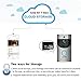 Wireless Doorbell Camera, Waterproof WiFi Doorbell Security Camera with Chime, Cloud Storage, Two-Way Talk, PIR Motion Detection, Night Vision and Rechargeable Batteries