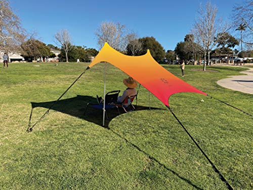 Image of Neso Sidelines 1 Sports Tent - Lightweight and Portable Sun Shelter and Shade Tent for Outdoor Activities - Patented Reinforced Corners - UPF 50+ Sun Protection - 5.5 ft Tall, 7 x 4.5 ft