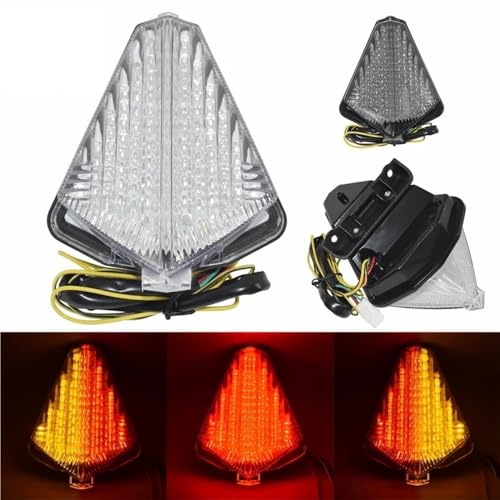 Luz trasera integrada para YZF R1 2007 2008 con freno e intermitentes led 2