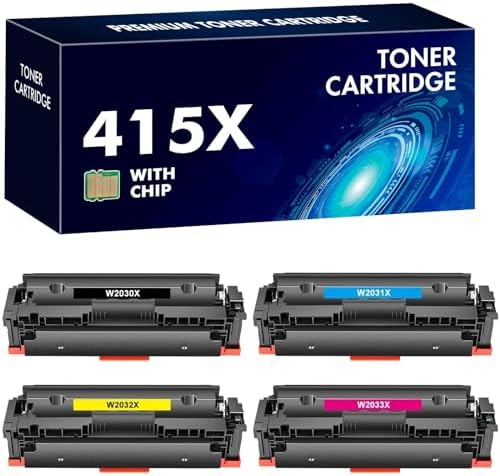 415X 415A Kein Chip Kompatible für HP 415X Multipack Color Laserjet Pro ...
