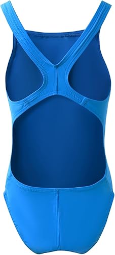 Miniatura 2 de karrack Traje de baño de una pieza para niñas con protección solar UPF 50+, trajes de baño de entrenamiento profesional para niñas