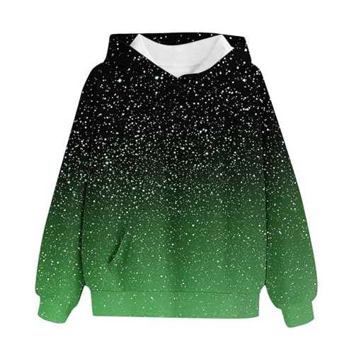 Cute Hoodies for Teen Girls Trendy Gradient Hooded Sweatshirts Oversized Long Sleeve Casual Pullover Tops2