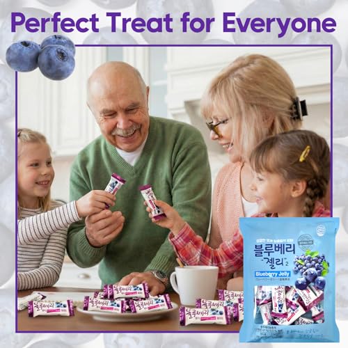 COELO Blueberry Jelly 280g dulce blando sabor arándano miniatura 3
