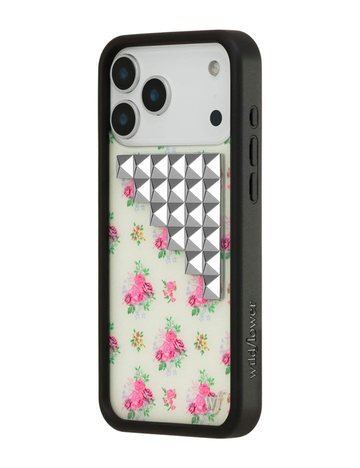 Image of Wildflower Cases - iPhone 17 Pro Max Compatible - Vintage Floral Stud