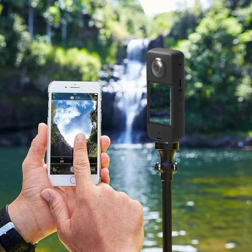 Image of Insta 360 One X3 Silicon Cover Camera Protection Accessories with Protective Frame Sports Camera Black Cover
