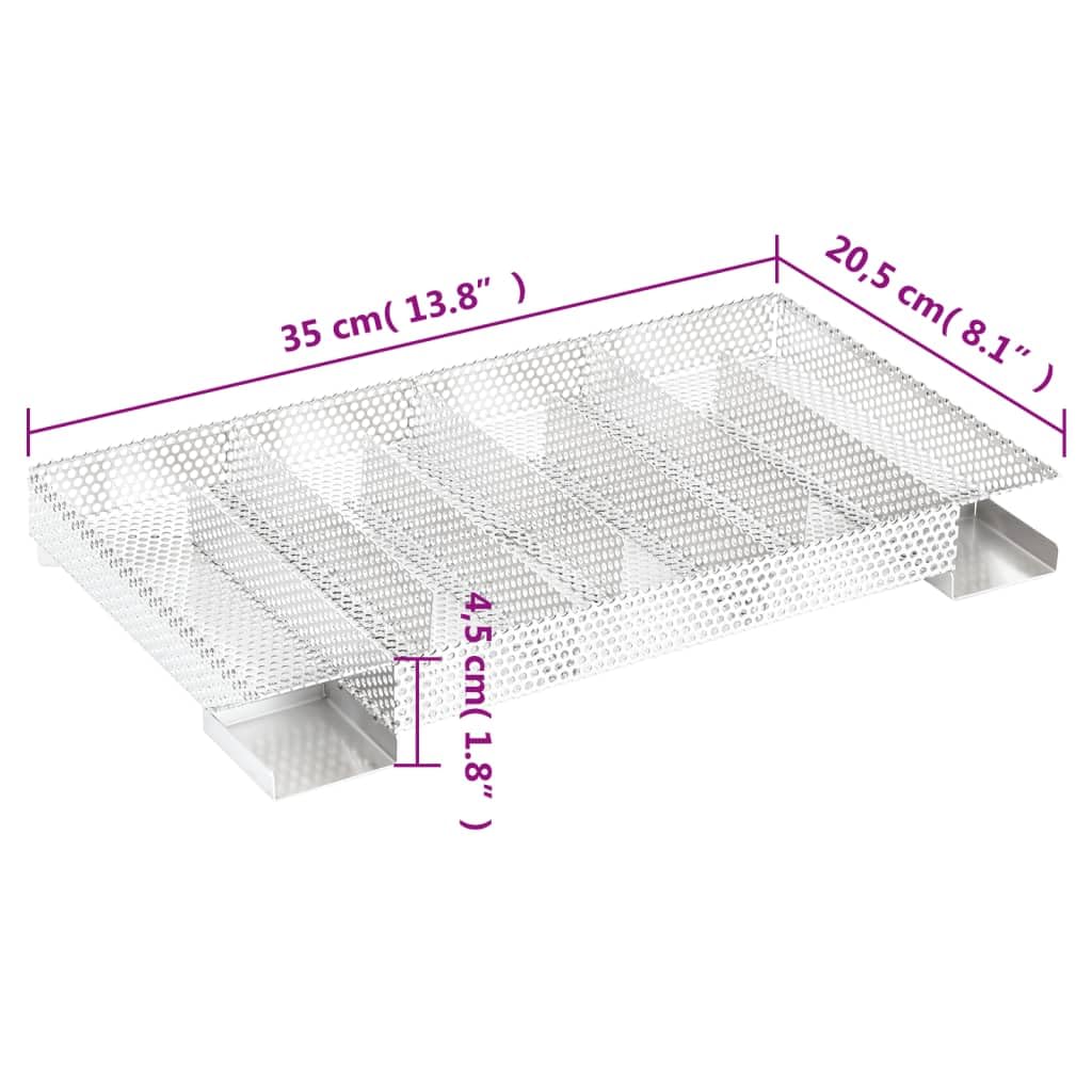 Generador de humo frío, 8 cámaras, 35 cm, acero inoxidable 304, para barbacoa y accesorios de barbacoa, para pescado, carne, queso, verduras, lavavajillas, para horno de ahumar, parrilla de