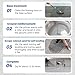 Epoxy Colored Sand Floor Paint, Louis Forest Epoxy Floor Paint, Self-leveling High Gloss Marble Effect Coating, Epoxys Floors Paints for Concrete, Waterproof, Non-Slip, Indoor and Outdoor (Covering 12 square feet,Blue)
