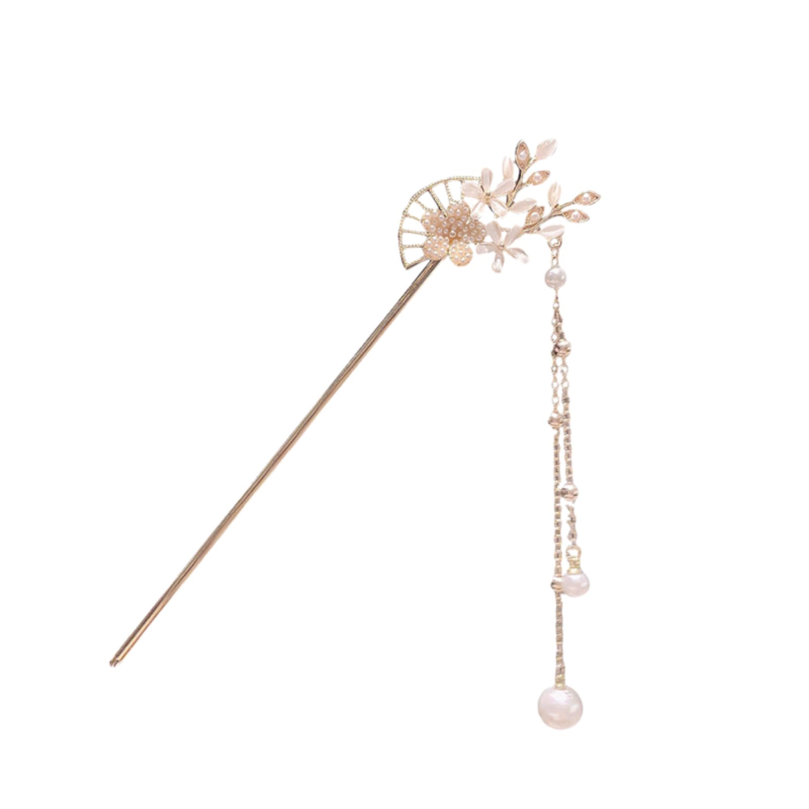Amazon.co.jp: EZ PEACH 桜 花 パール ヘアピン ヘアクリップ