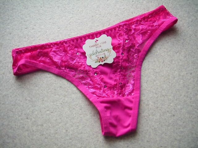 スパンコール付お洒落Tバックピンクa17-2M