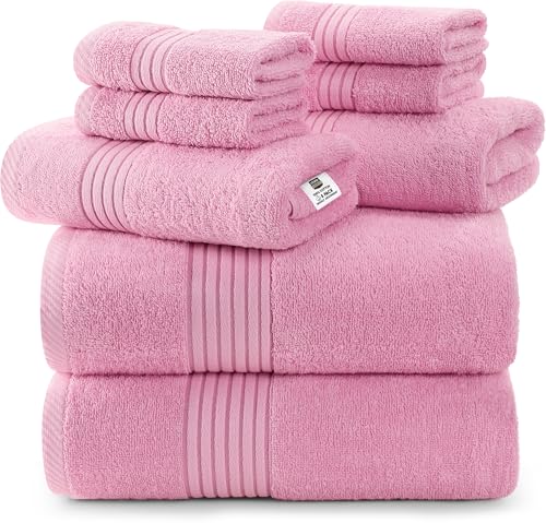 Utopia Towels 8 Piece Premium Towel Set, 2 Bath, 2