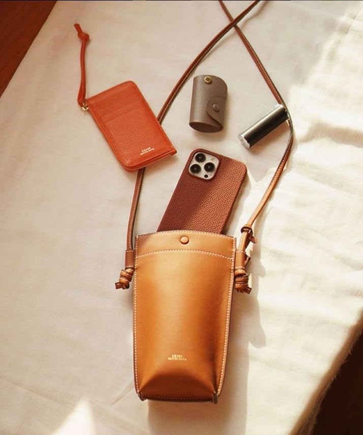 Rever Rubin Phone Crossbody Sling Bag, Leather, Fits Phone, Cards, Essentials | Phone, Fits Phone, Essentials, Cards - Image 9