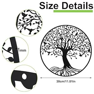   Demissle-Tree-of-Life-Metal-Wall-Art-118-Inch-Wall-Hanging-Family-Tree-Wall-Decor-Hanging-Garden-Sculptures-for-Bedroom-Living-Room-Decor-Indoor-Outdoor-Decoration-Christmas-gift