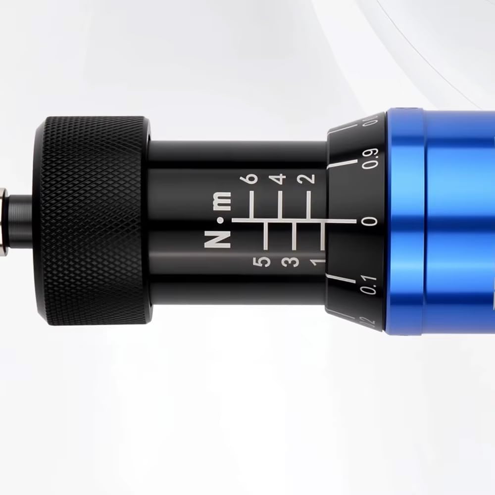 Toplionace Juego de Destornilladores Dinamométricos Preajustados con Liberación Automática, Llave Dinamométrica de Precisión para Un Apriete Antideslizante y Medición de Fuerza.