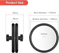 Vista 7 de Douk Audio Record Clean Label Saver Album LP Protector de limpieza de vinilo impermeable Cuidado de la abrazadera (negro)